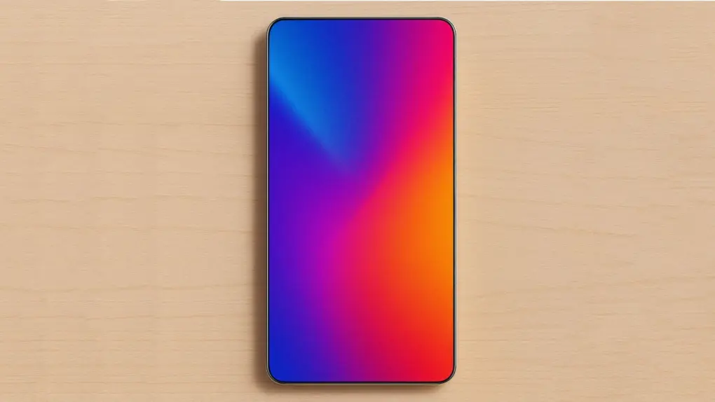 A photo of a smartphone used in a story about the iPhone 19 Pro's much rumored curved OLED screen.