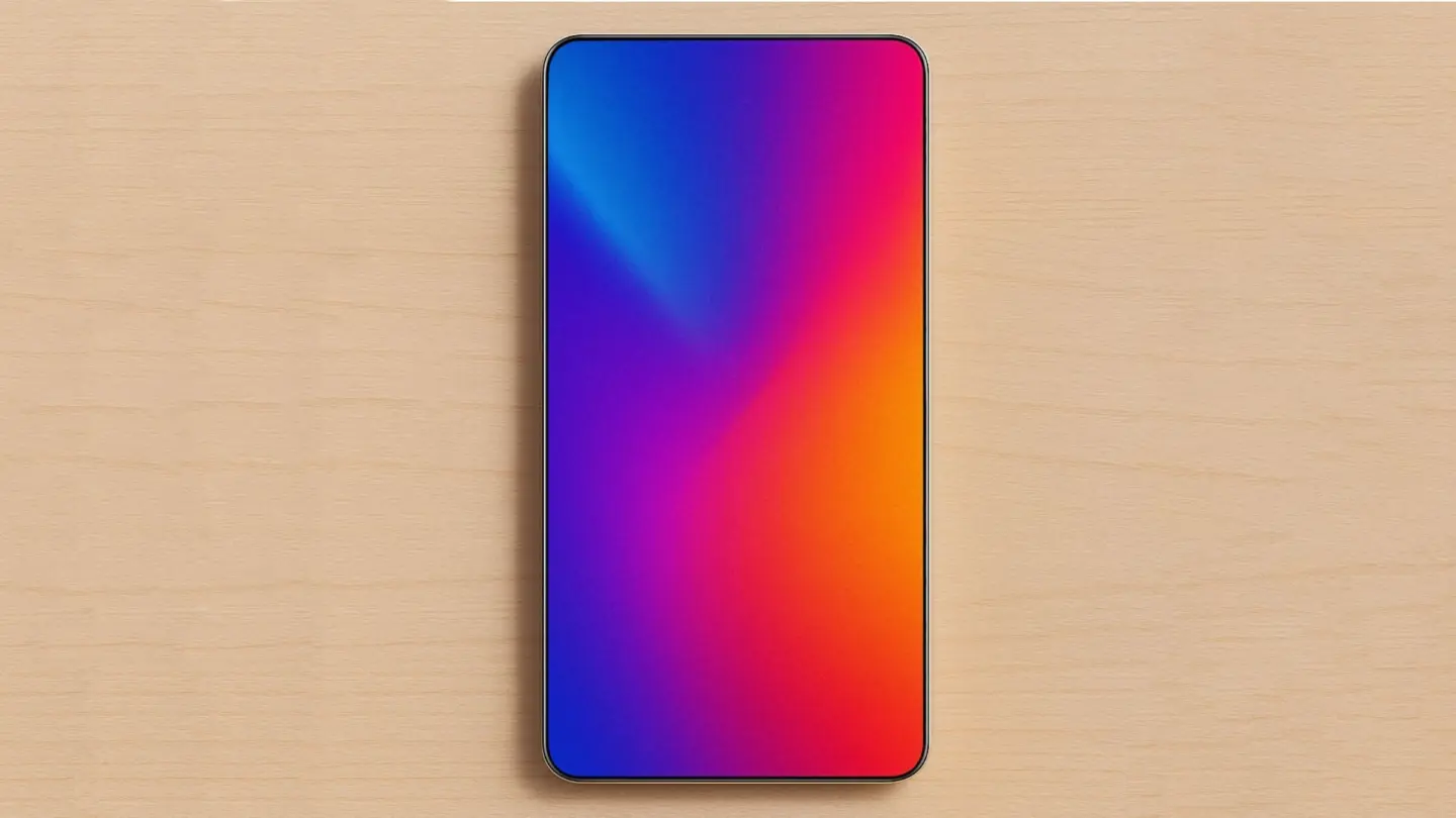 A photo of a smartphone used in a story about the iPhone 19 Pro's much rumored curved OLED screen.