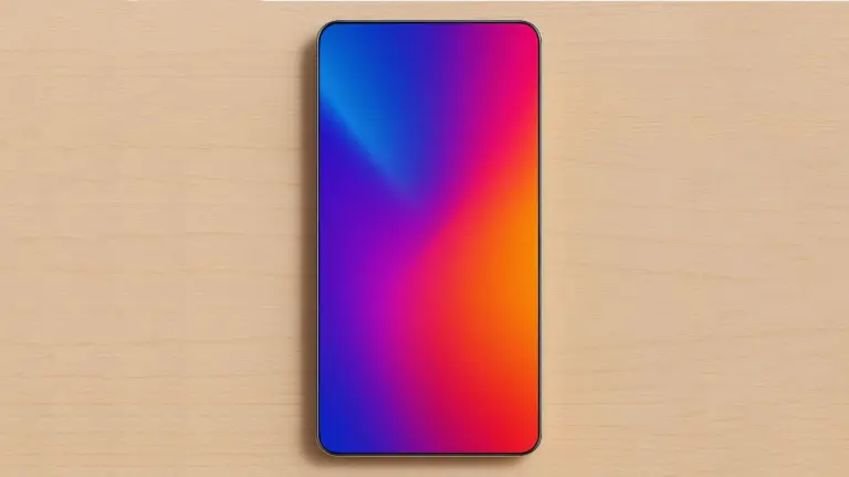 A photo of a smartphone used in a story about the iPhone 19 Pro's much rumored curved OLED screen.