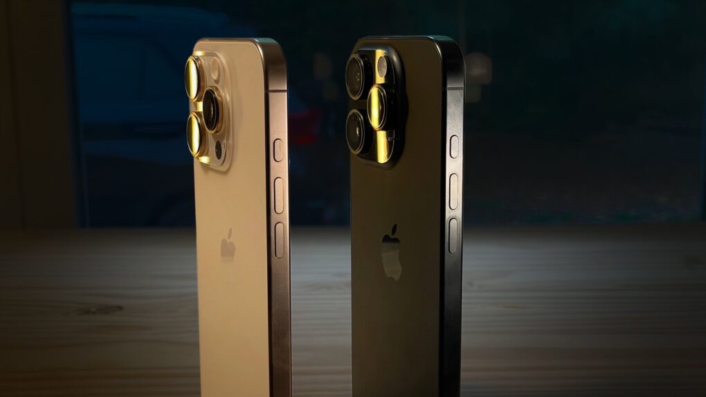 A photo of the iPhone used in a story about future iPhone Pro models getting titanium chassis.
