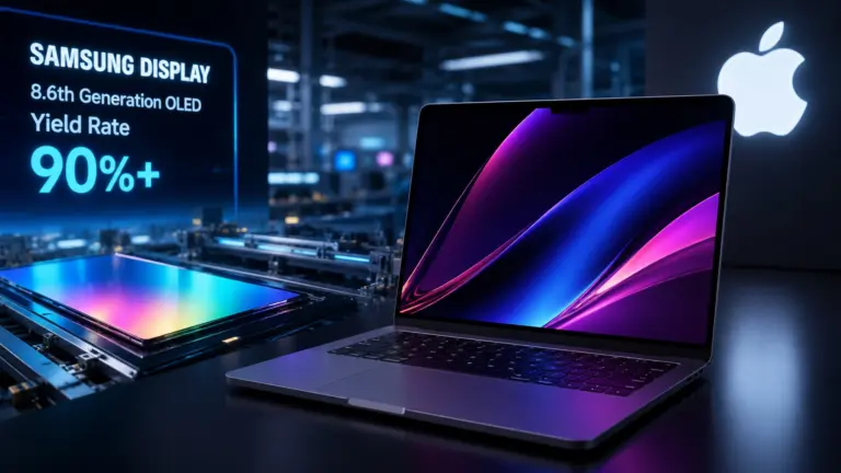 The road to OLED MacBooks just got a lot clearer.