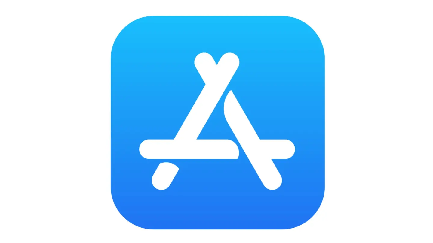 The Apple App Store logo used in a story about the company's new Personalized Collections feature.