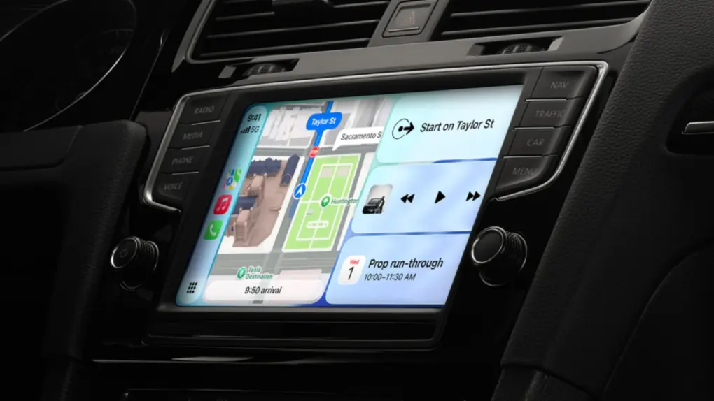 A photo of Apple CarPlay used in a story about iOS 27's new CarPlay features.