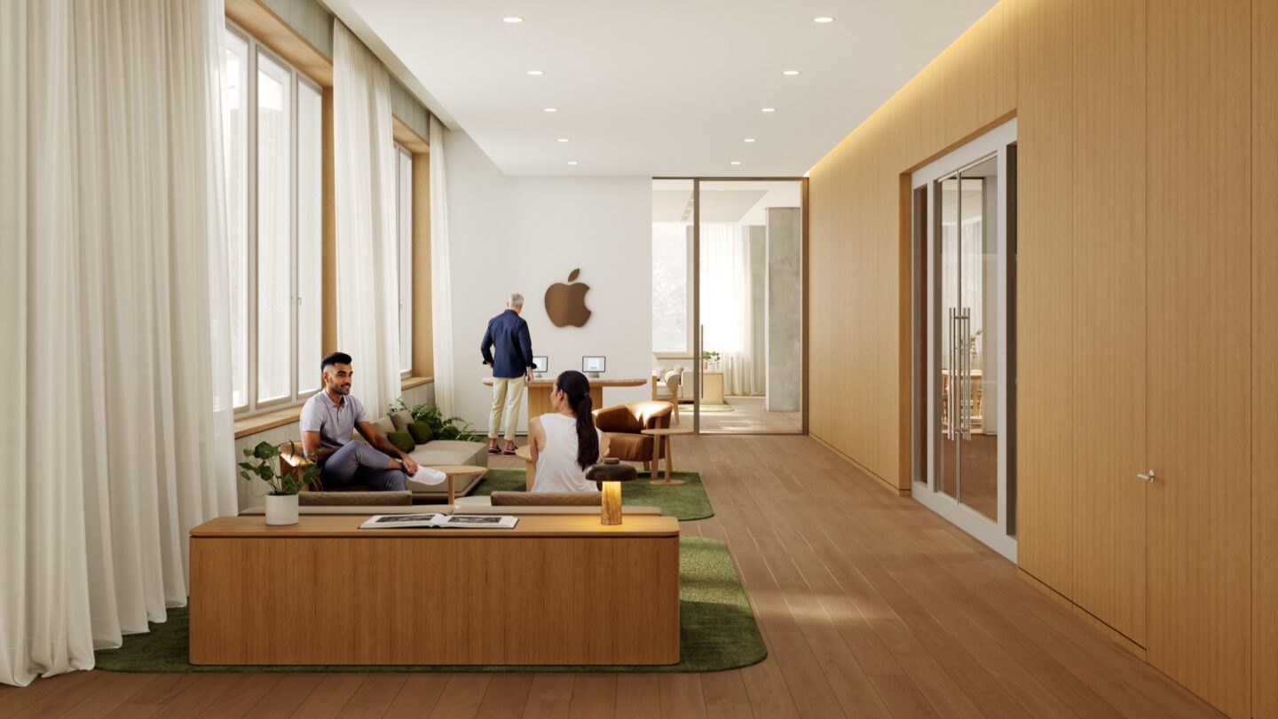 Apple Developer Center Berlin reception area