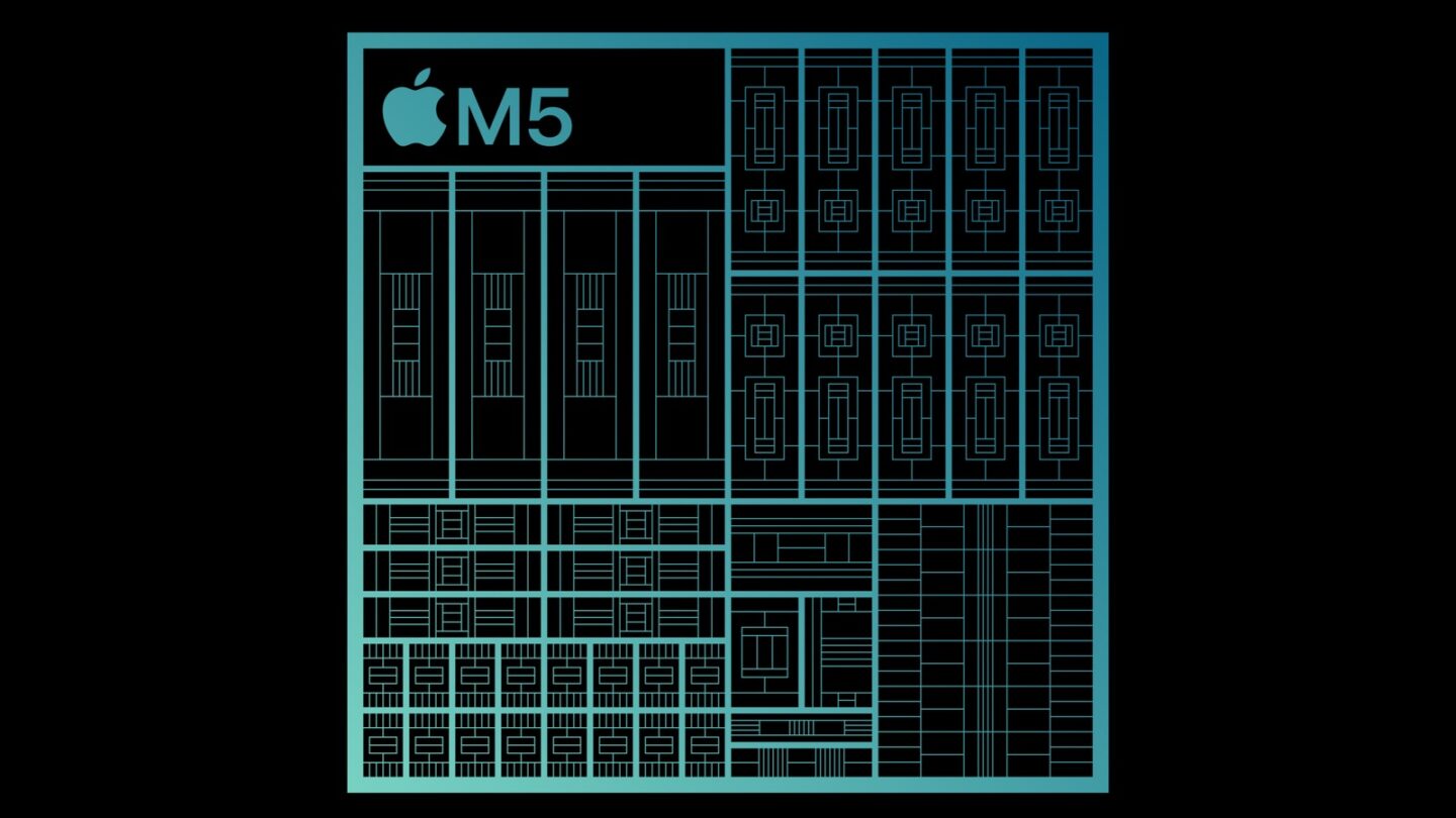 The Apple M5 processor includes RAM produced by specialized memory chip makers. 