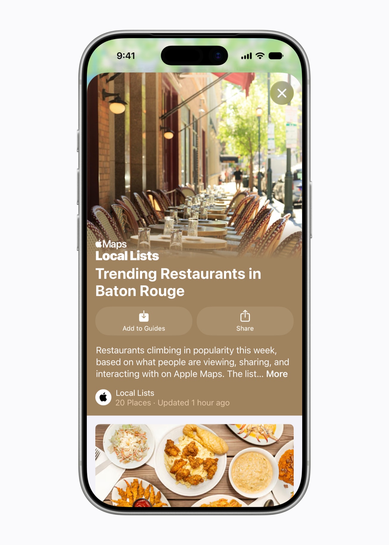 Apple services Apple Maps Local Lists_inline.jpg.large_2x Apple Maps Trending Restaurants