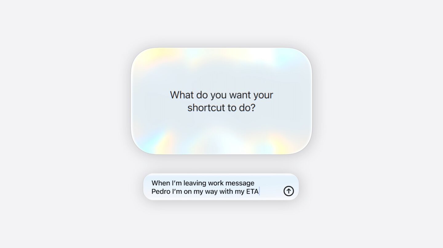 Describe A Shortcut Creating a Shortcut using Apple Intelligence