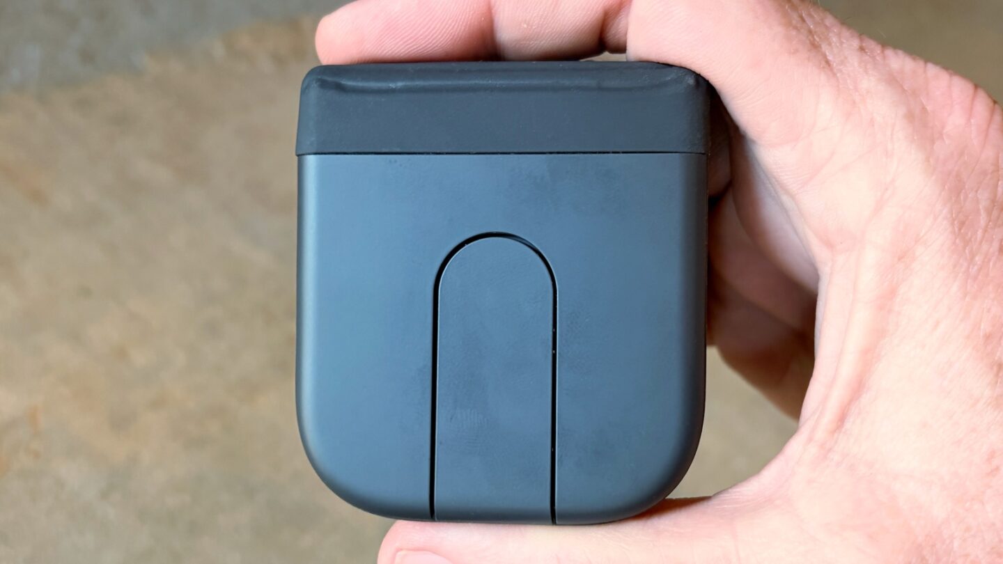 Logitech Mobi Fold when folded Logitech Mobi Fold: Folded for travel