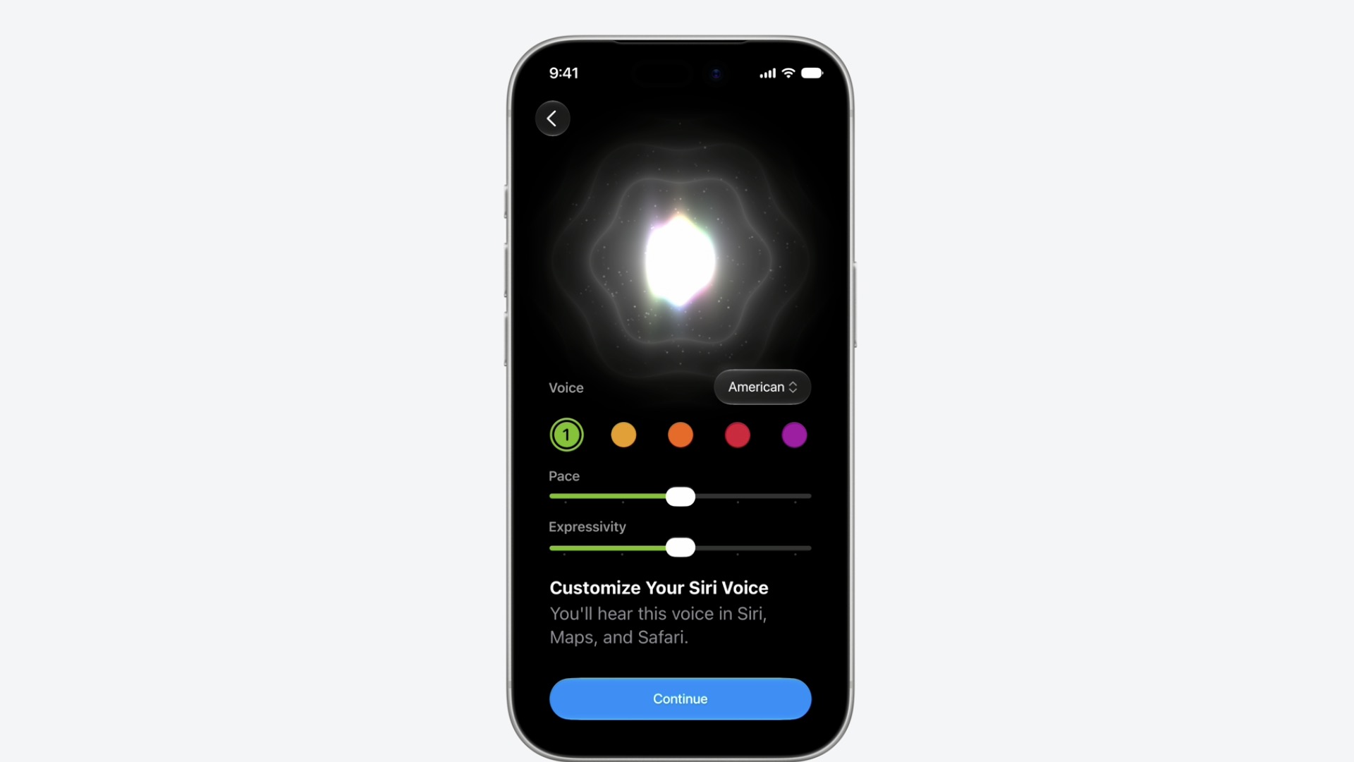 Siri AI voice Siri AI's voice can be micro-adjusted.