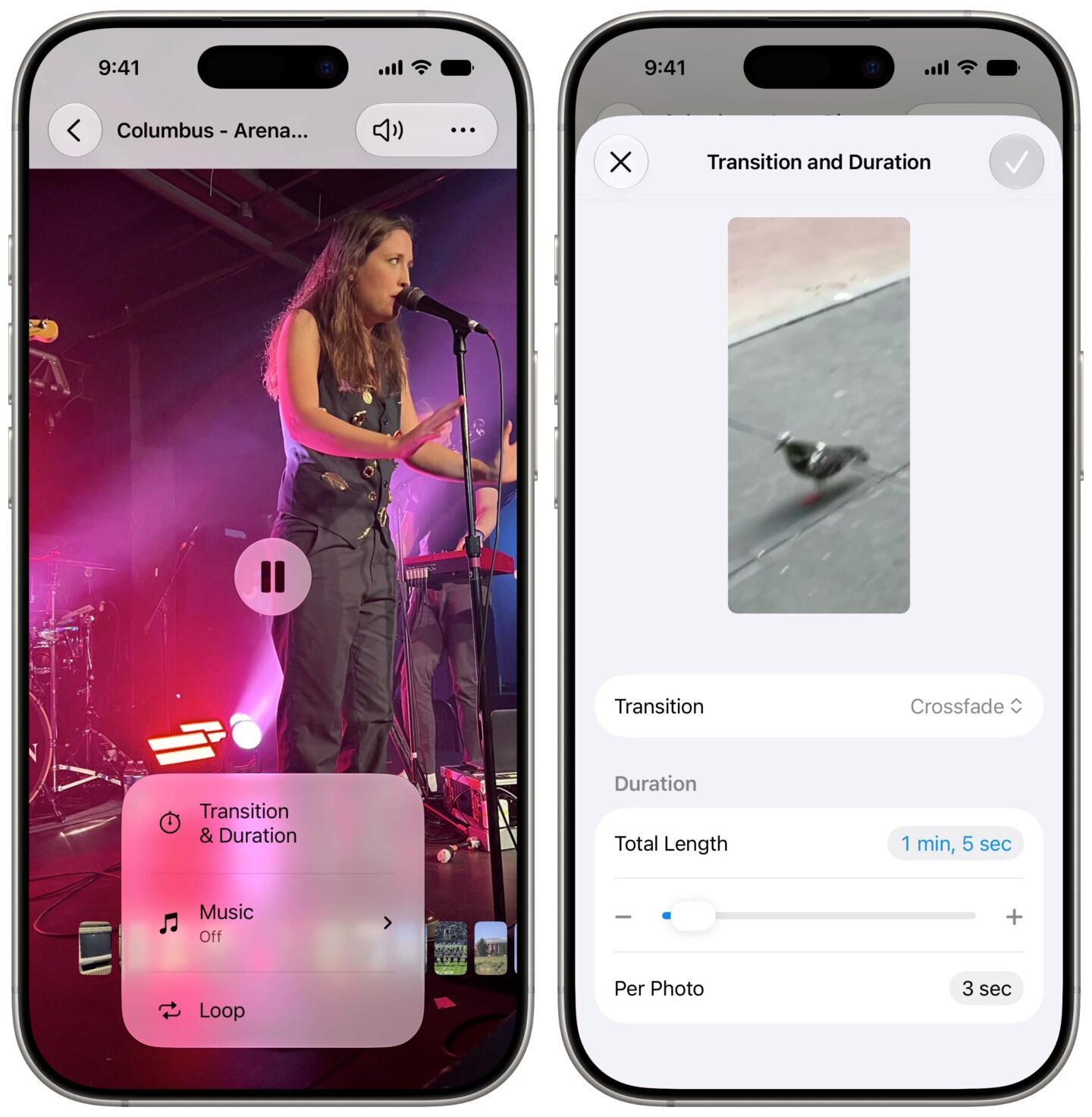 Customizing a slide show
