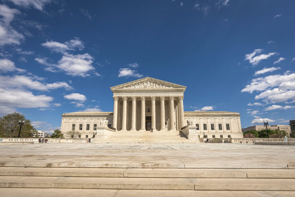 A picture of the US Supreme Court used in a story about a major landmark ruling.