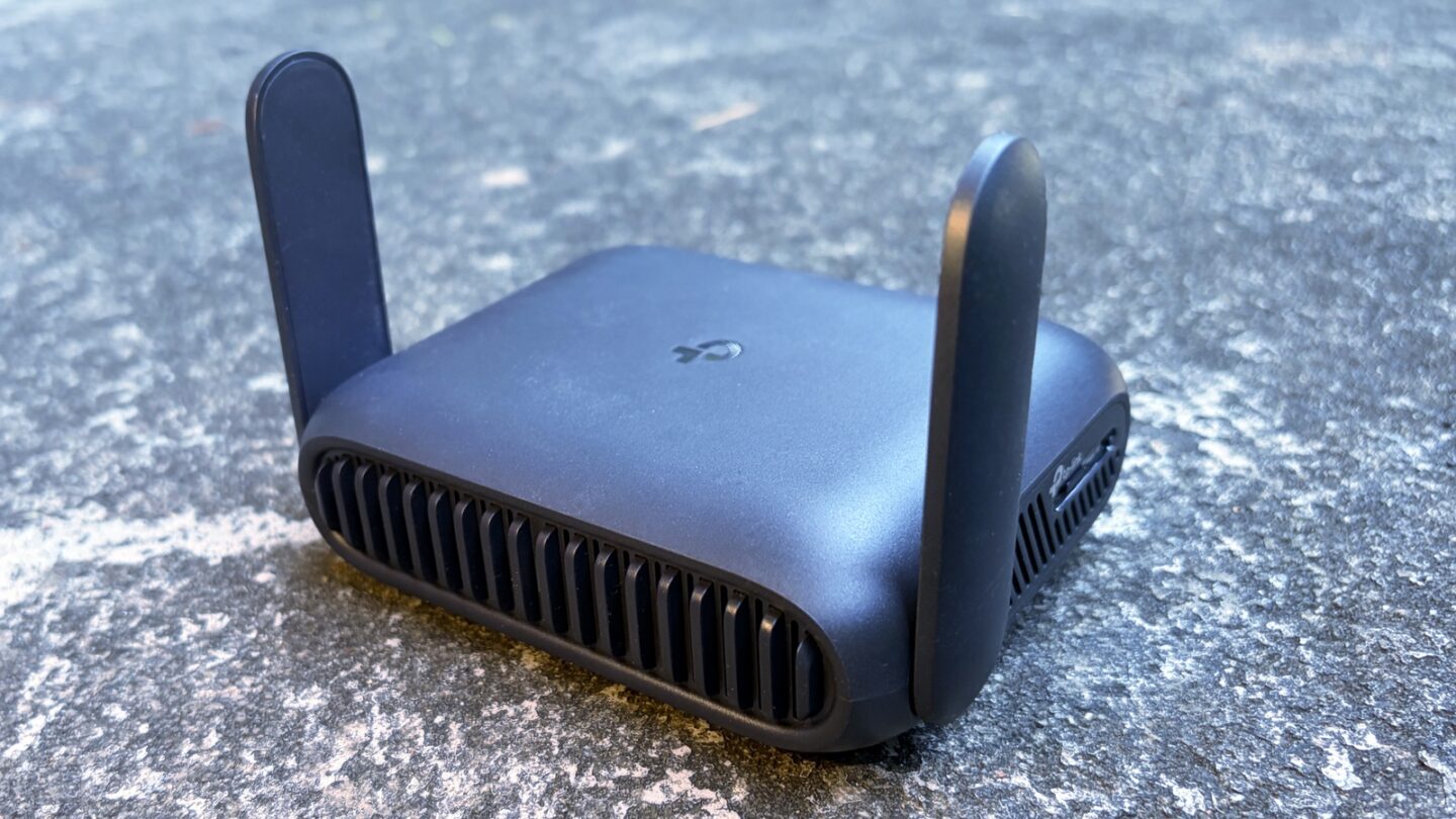 TP-Link Roam 7 fits easily in a suitcase or backpack. 