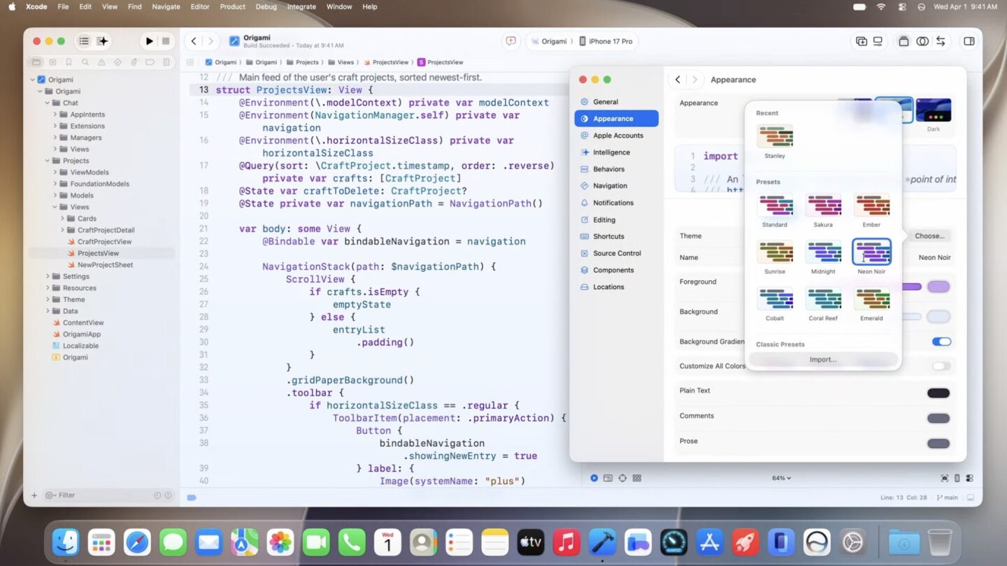 Xcode 27 themes