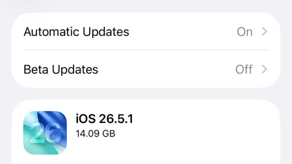 iOS 26.5.1 update fixes charging problem