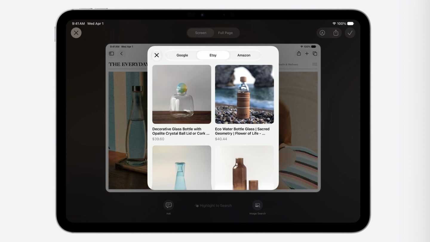 Siri AI in iPadOS 27 Siri AI in iPadOS 27 can see what's on your screen.