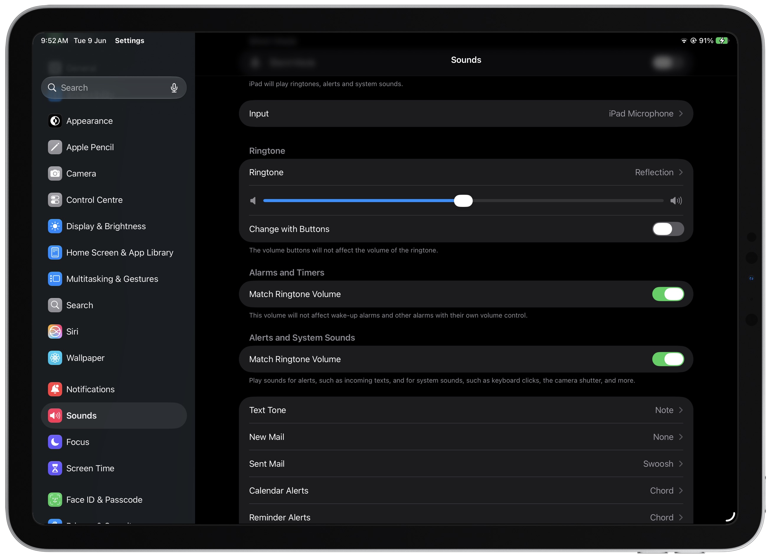 Volume controls in iPadOS 27