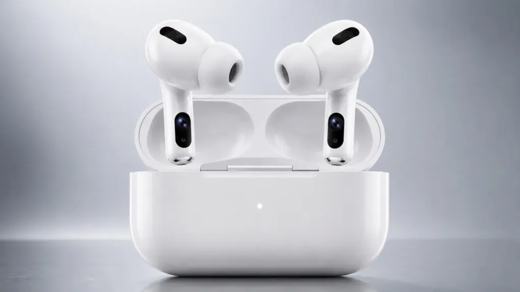 A concept image of the much rumored AirPods Ultra.