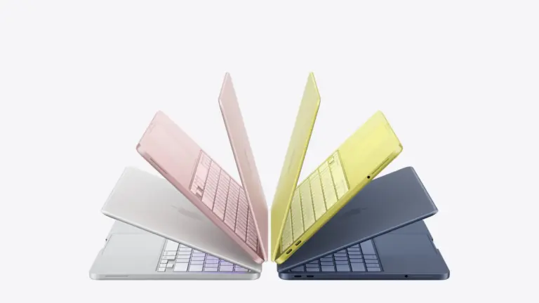 A picture of the MacBook Neo used in a story about Apple shipments growing despite the PC industry recording low sales figures.