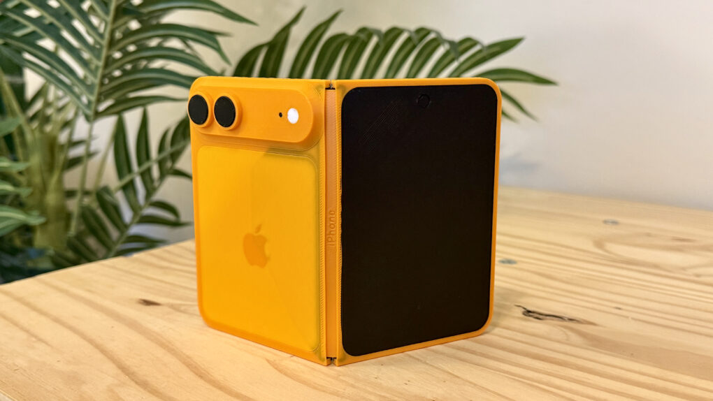 A concept image of the foldable iPhone used in a story about the upcoming device.