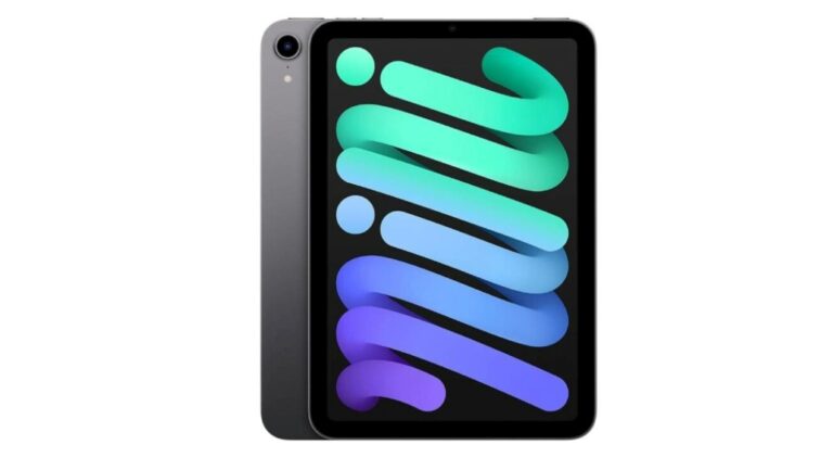 A purple Apple iPad Mini 6th Gen