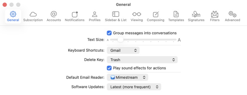 Mimestream gmail keyboard shortcuts Mimestream supports Gmail keyboard shortcuts