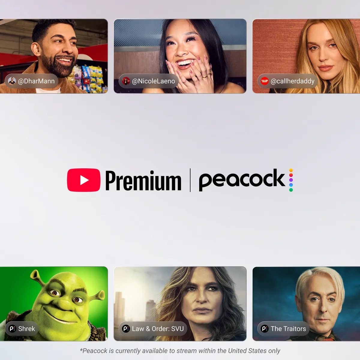 YouTube Premium will soon come with Peacock Premium for free.