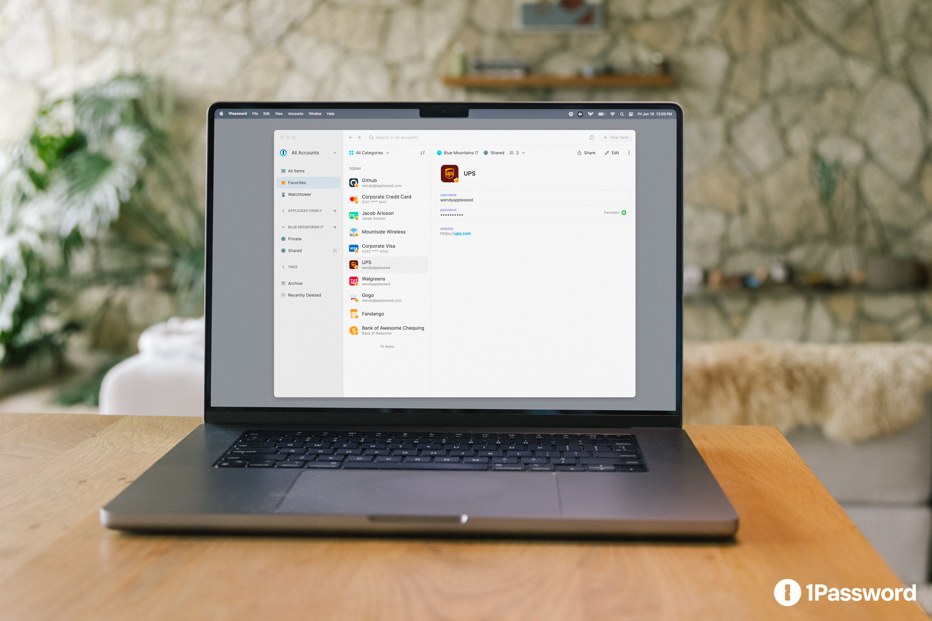 1password mac 1Password running on a Mac