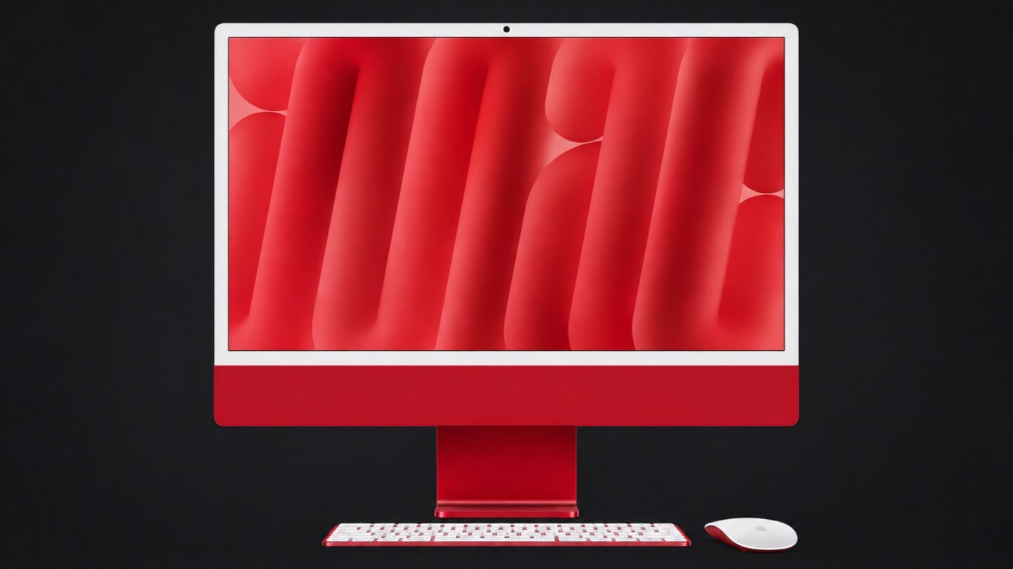 M6 iMac rumors_RED_02 M6 iMac concept in dark red.