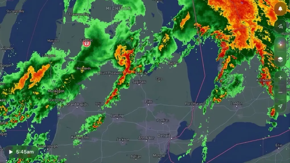 The Weather Channel’s Storm Radar app is now on CarPlay.