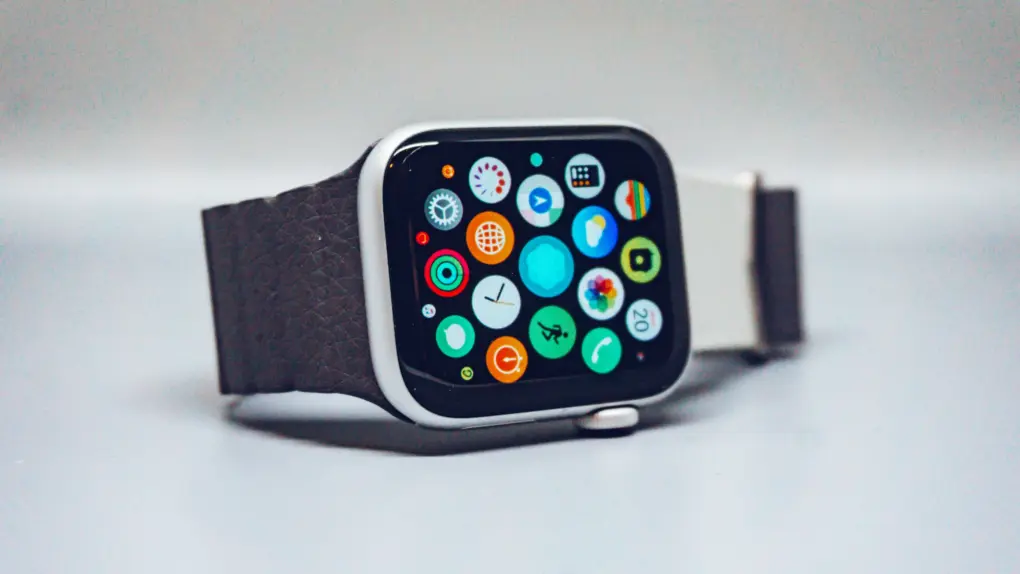 Apple Watch lying on a desk