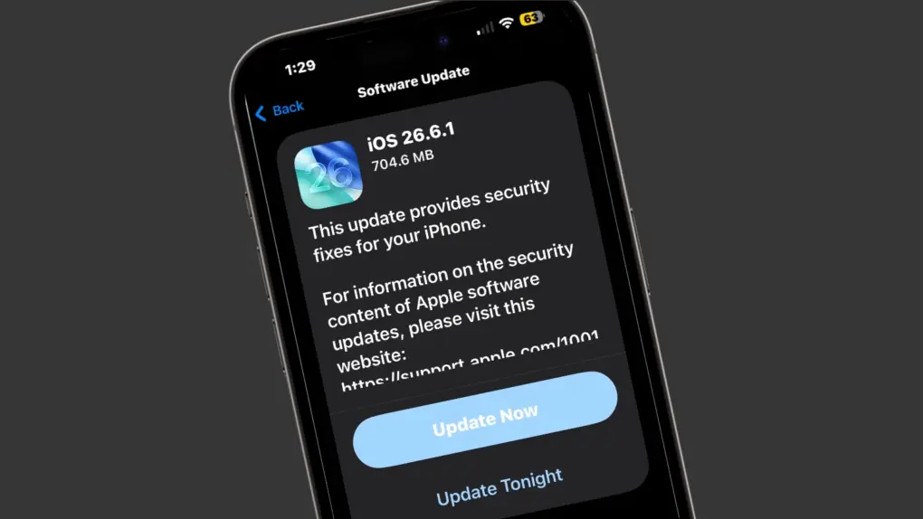 Apple squashes iPhone security bugs with iOS 26.6.1 update