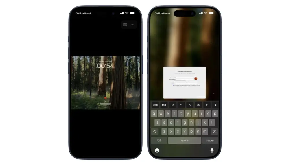 A picture showing an iPhone running macOS used in a story about the same.