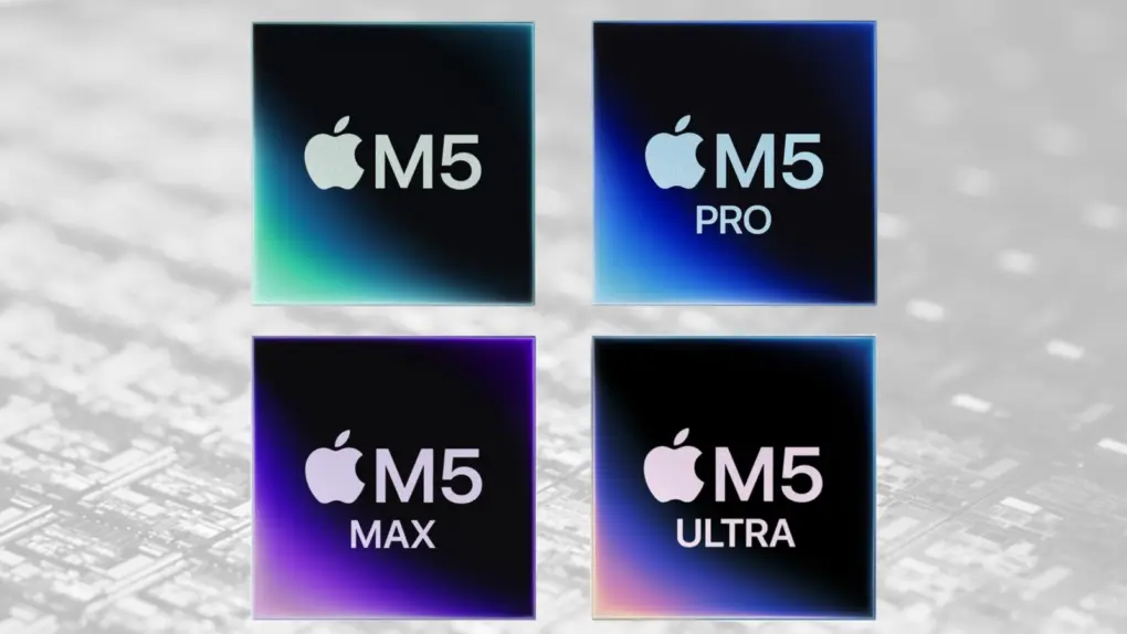 M5 chip comparison