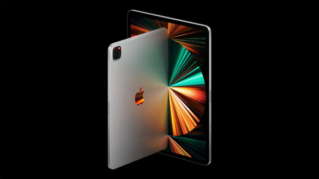 Two silver M1 iPad Pros on a black background, used to illustrated a deal on refurbished models