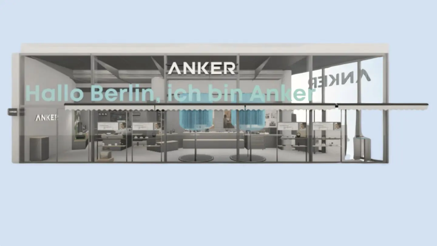 Artist conception of first Anker store in Berlin, Germany
