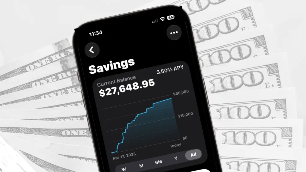 Apple Card Savings interest rate in September 2026