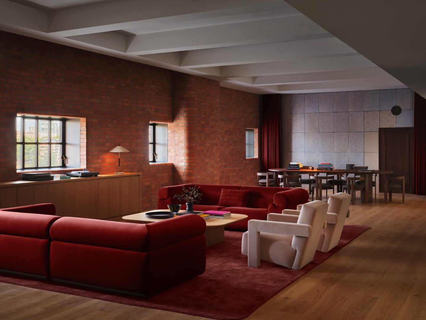 Apple Music Radio VIP green room at Apple Music Hall in London Photo of Apple Music Radio VIP green room at Apple Music Hall in London