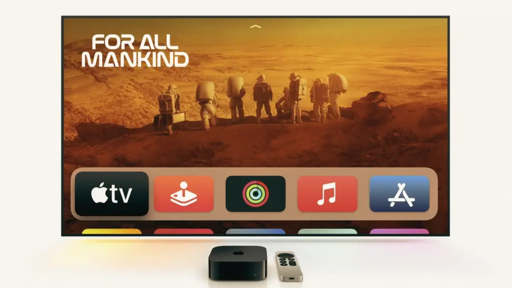 A photo of Apple TV used in a story about new tvOS 27 features.