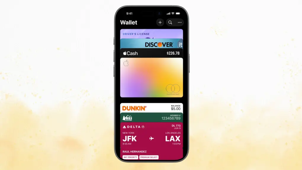 A picture of Apple Wallet used in a story about new Apple Wallet features.