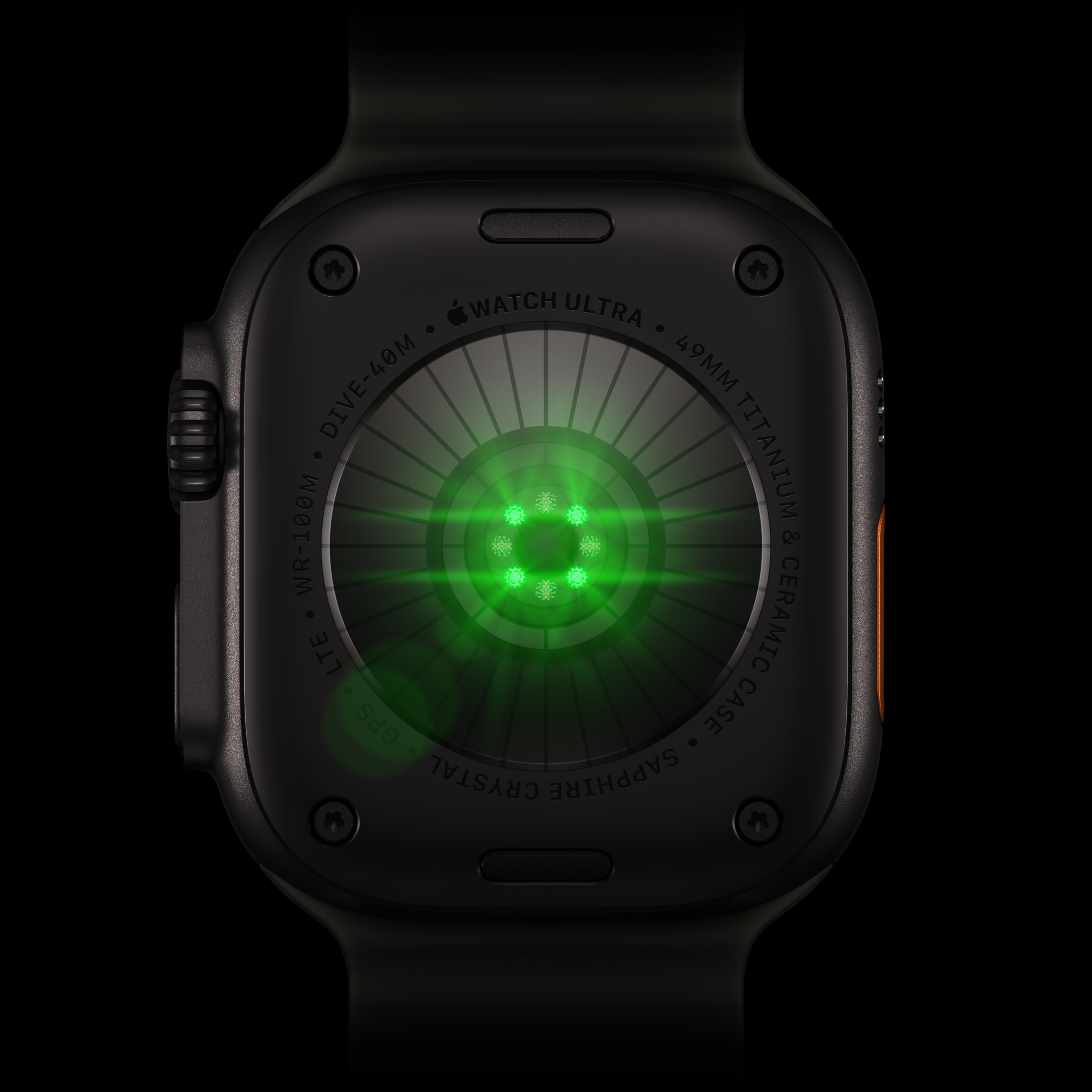 Apple Watch Ultra 4 heart rate sensing New heart rate sensors on the Apple Watch Ultra 4.