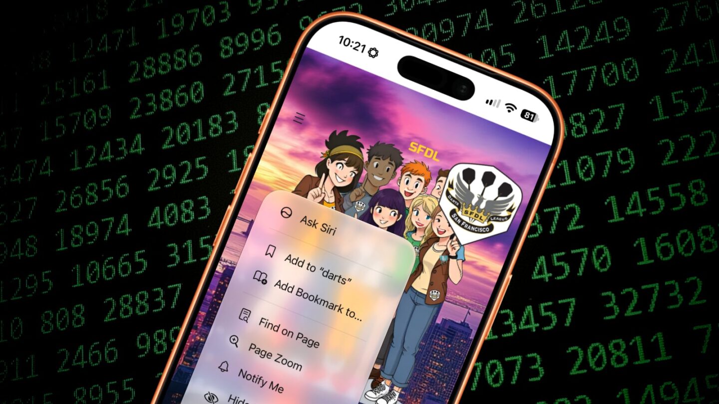 Image of an iPhone using Safari's Notify Me feature to monitor a webpage for changes