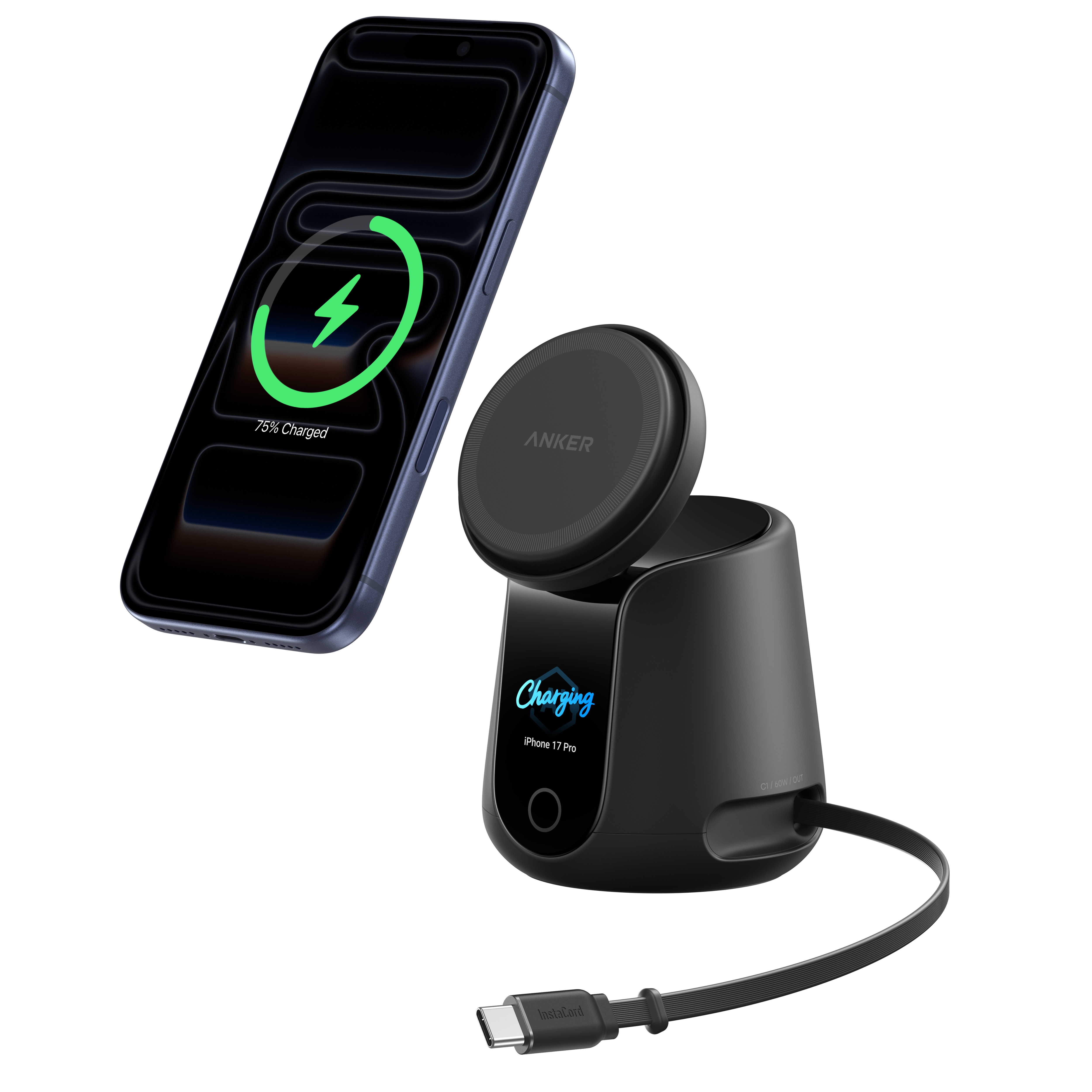Anker magstand charger Anker MagStand charger can charge all your Apple devices at once.