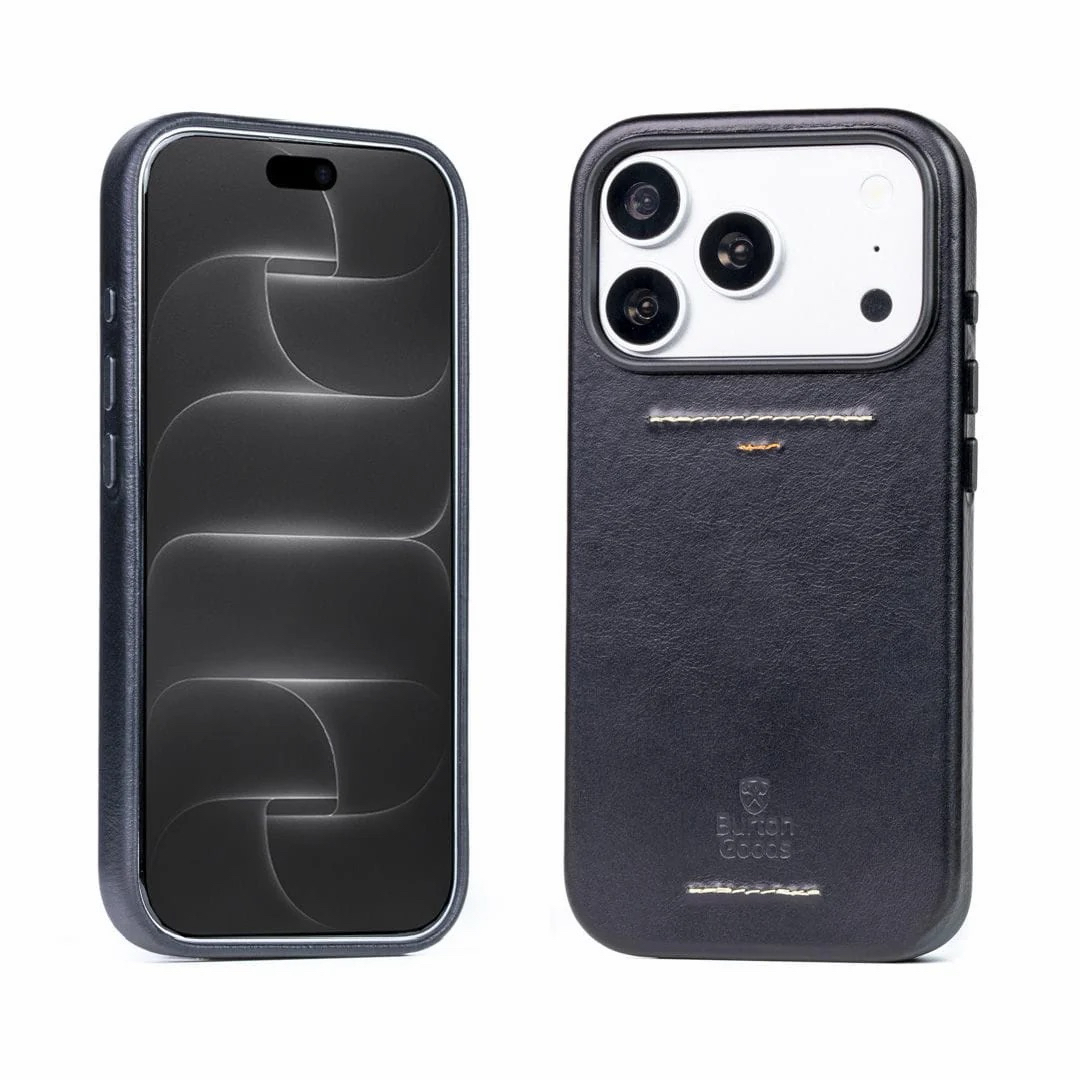 Heritage Leather Case iPhone 18 Pro | Burton Goods