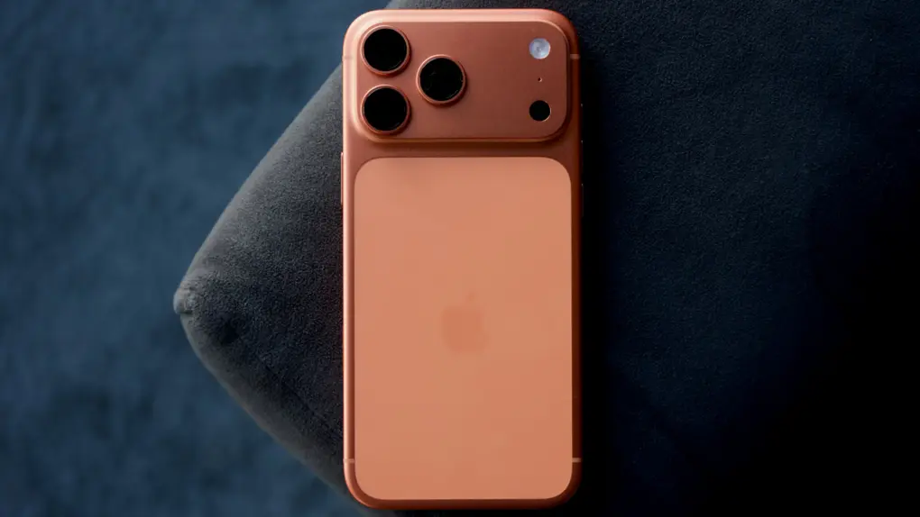 iPhone 17 Pro lying face down