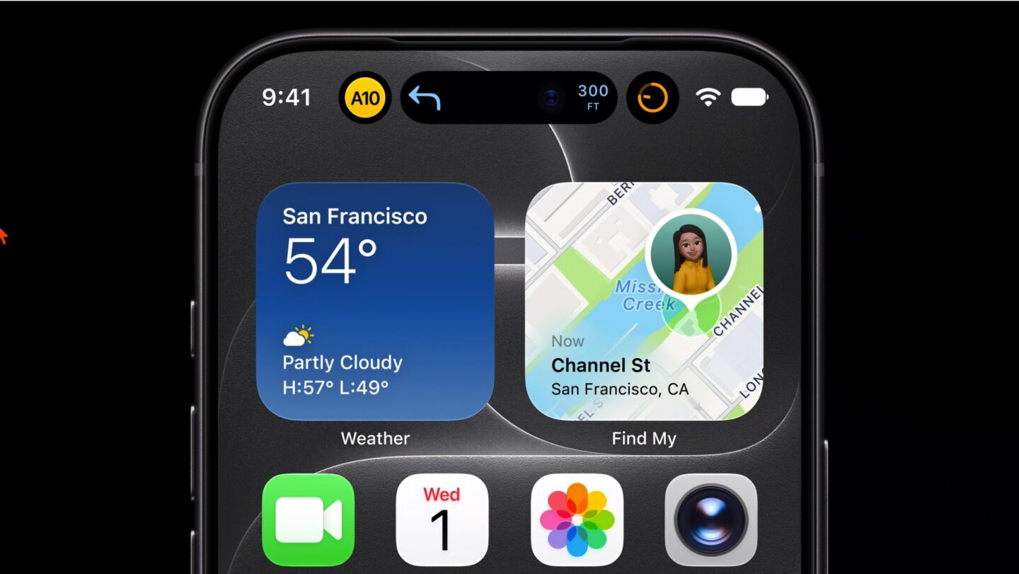 IPhone 18 Pro new Dynamic Island Imafe of iPhone 18 Pro's new Dynamic Island