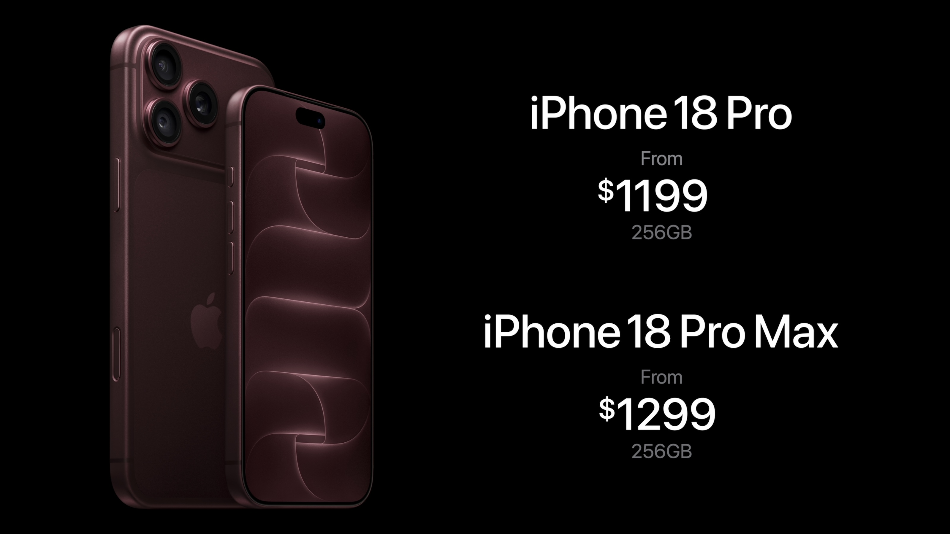 iPhone 18 Pro price