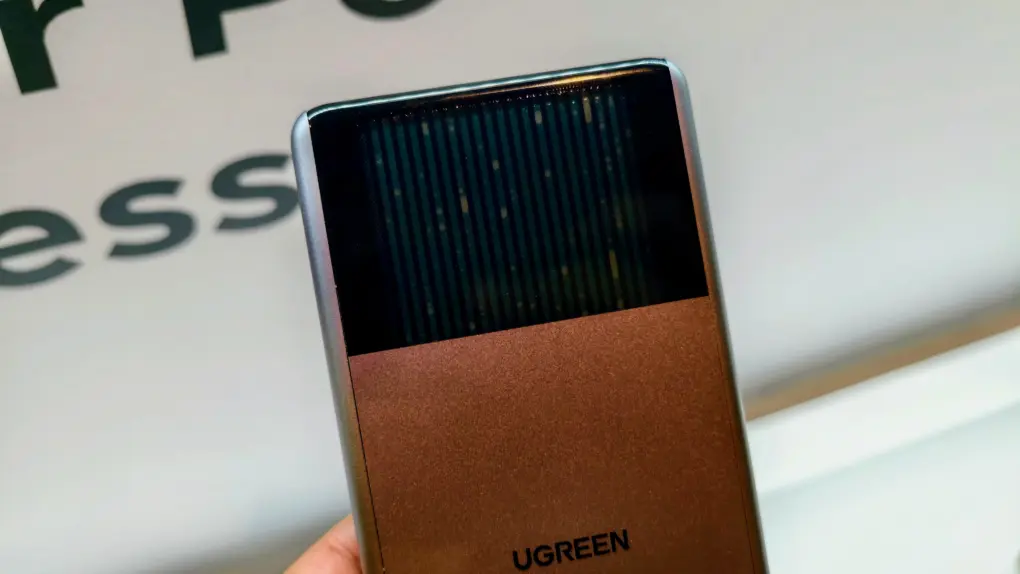 This Ugreen power bank has an active cooling system.