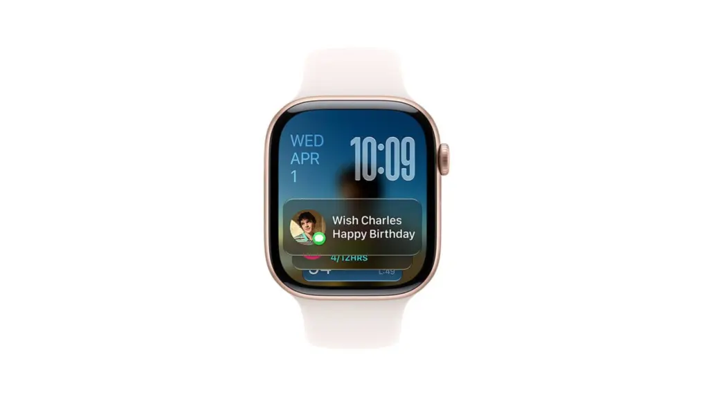 An Apple Watch running on watchOS 27 used in a story about the unreleased Readiness app.