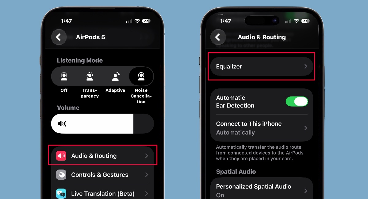 AirPods equalizer_how to_01 How to get to the AirPods equalizer