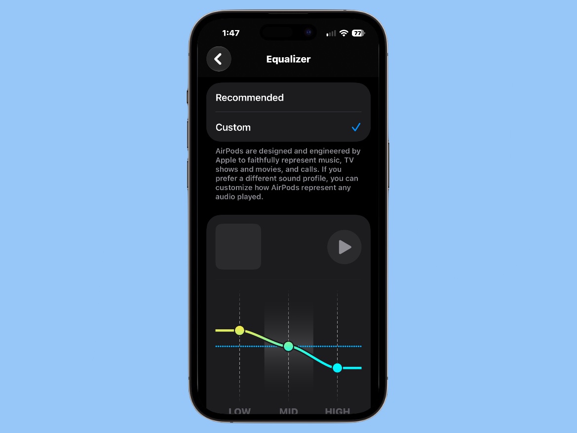 AirPods equalizer_how to_02 How to adjust the AirPods equalizer in iOS 27.